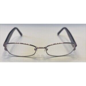 Fendi Italy F782R 756 54-17-135 Purple Metal Full Rim Eyeglass Frame Rhinestones